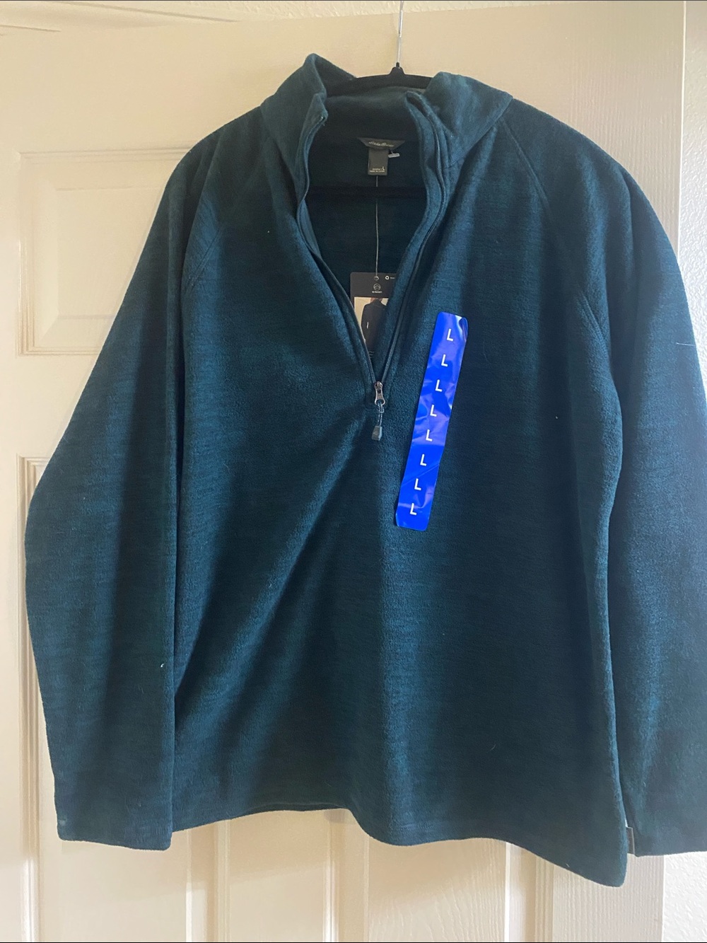 Eddie Bauer Women’s Quarter-Zip Sweater - Dark Teal